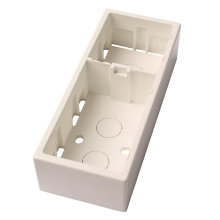 Underlag t/afbryder/stikk. hvid 2,5-modul - Elworks